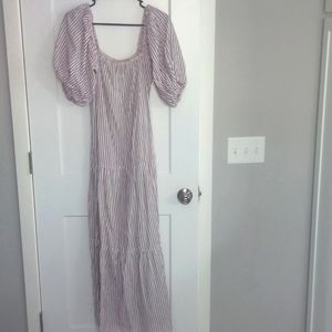 ASOS striped maxi dress size 4